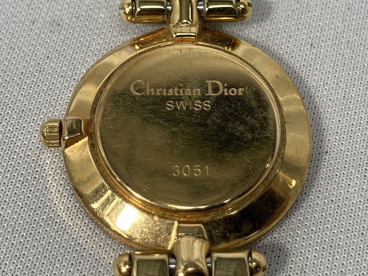 ジャンク Christian Dior クリスチャンディオール クォーツ