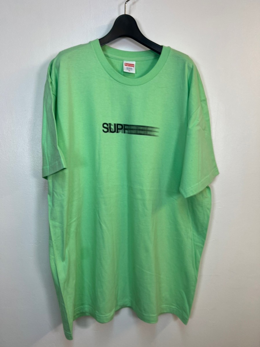 安い，本物保証 Supreme シュプリーム 16SS Motion Logo Tee モーションロゴ Tシャツ グリーン(XLサイズ以上)｜売買されたオークション情報、yahooの商品情報をアーカイブ公開 - オークファン 男性用