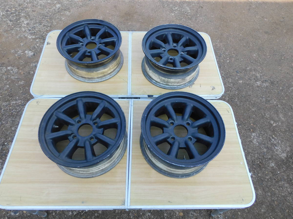 当時物!!希少品＞ワタナベ 8スポーク Bタイプ 13in 7J +8 PCD114.3 4H 