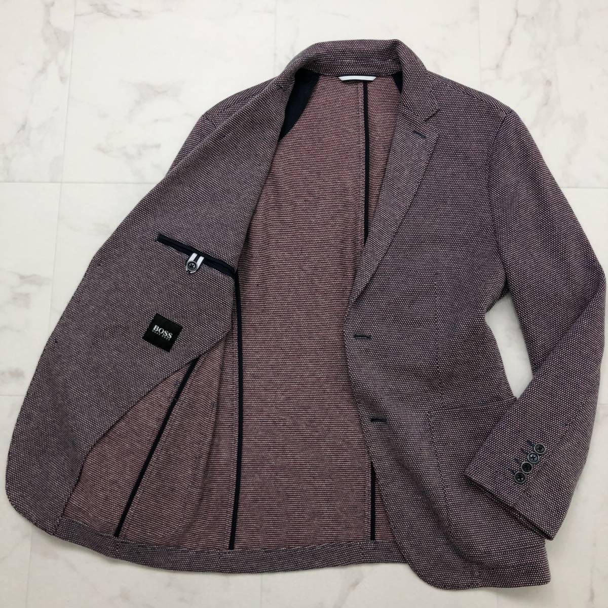 美品 バーバリーロンドン テーラードジャケット 3B ノバチェック 42