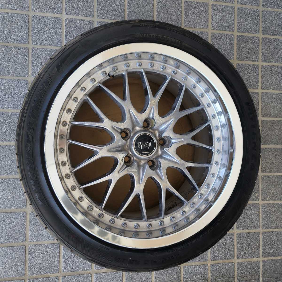 WORK REZAX2 8J+33 9J+38 PCD114.3 深リム ワーク レザックス2 