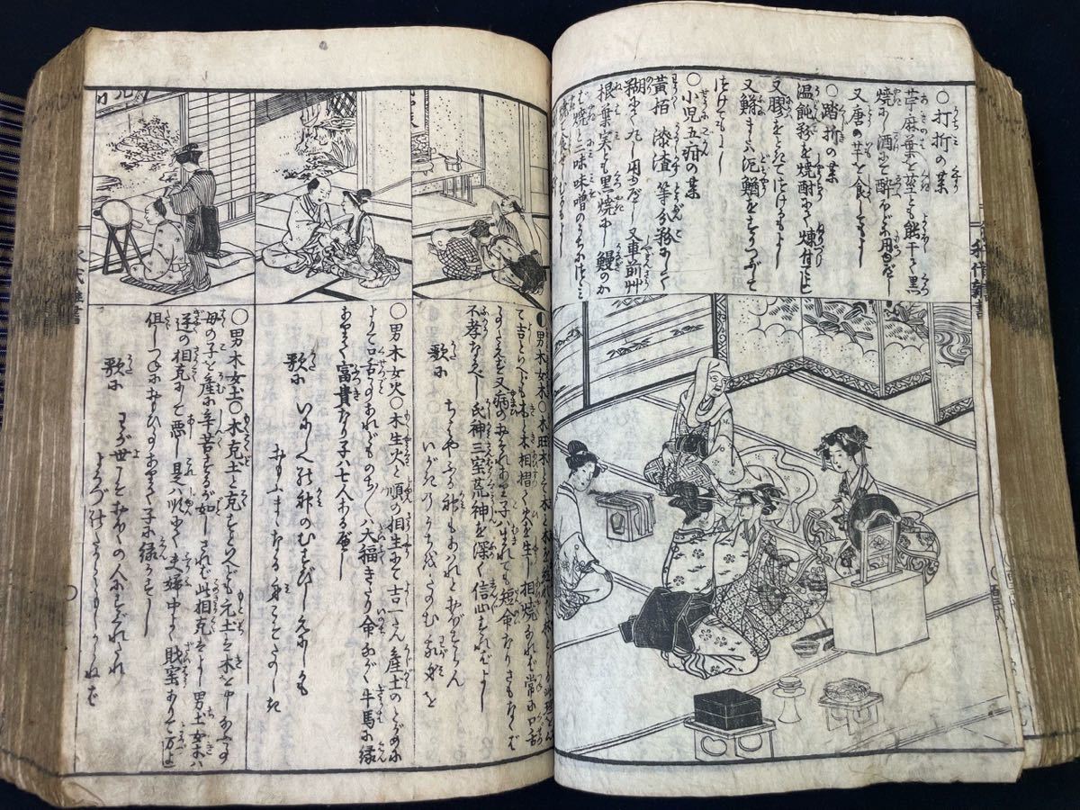 天保新選永代大雑書萬暦大成〜 古書 アンティーク 天保13年出版
