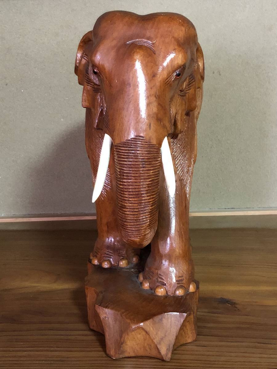象 置物 木彫り 象牙 正面幅15 0 横幅36 0 高さ37 5cm 重さ6 3ｋ 牙 象牙 長さ8 0ｃｍ 重さ29g 2本 雑貨 売買されたオークション情報 Yahooの商品情報をアーカイブ公開 オークファン Aucfan Com