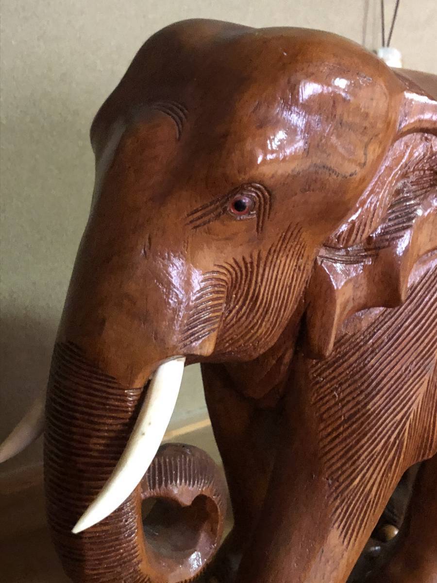 象 置物 木彫り 象牙 正面幅15 0 横幅36 0 高さ37 5cm 重さ6 3ｋ 牙 象牙 長さ8 0ｃｍ 重さ29g 2本 雑貨 売買されたオークション情報 Yahooの商品情報をアーカイブ公開 オークファン Aucfan Com