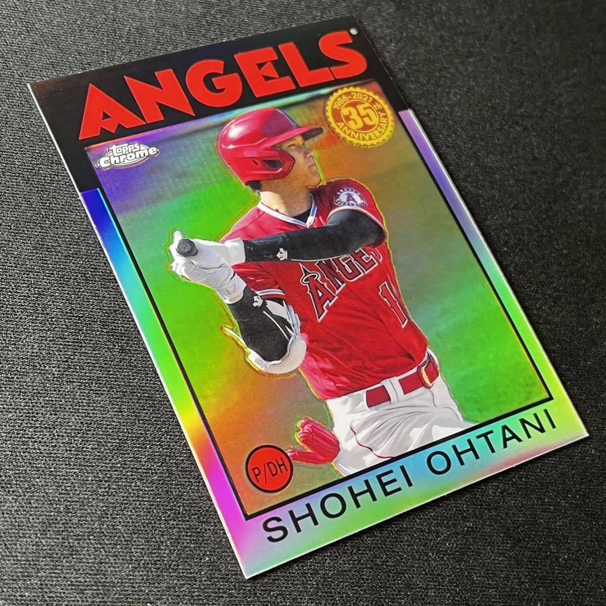 2021 Topps Chrome 大谷翔平 リフラクターカード No.86BC-9 Topps 1986 