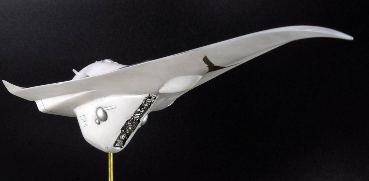 アルバクリエイツ 1/5000 ミュラー旗艦 パーツィバル 塗装完成品 銀河