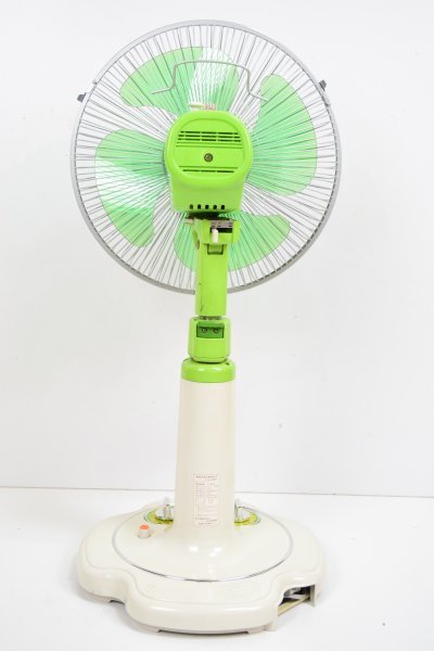 未使用 当時物 東芝 F-261G ファンシー レトロ ホームスタンド扇 箱付  
