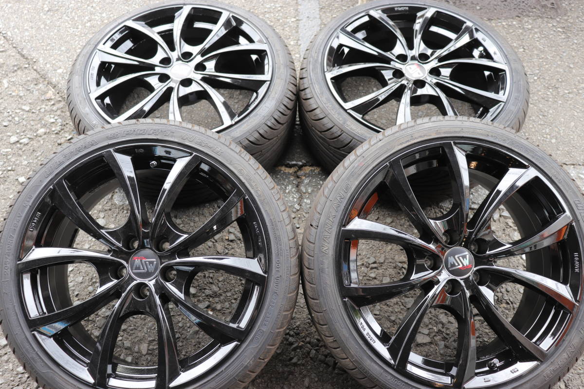 007】◇送料無料◇7.5J+35 5H/100 ナンカンNS2 205/40R17インチ OZ 