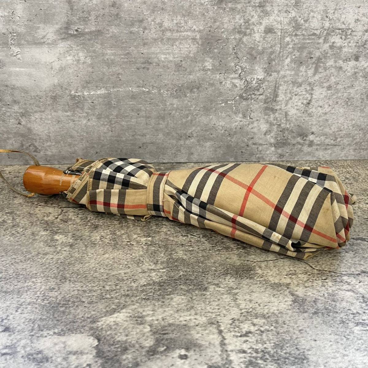 BURBERRY バーバリー ノバチェック 折り畳み傘 バーバリー傘 男女兼用