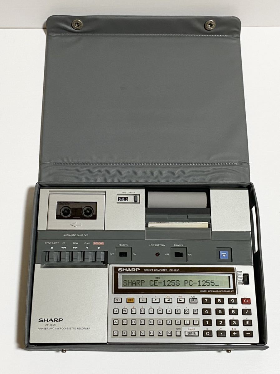 SHARP ポケットコンピュータ CE-125S Pocket ポケコン Blog SHARP CE