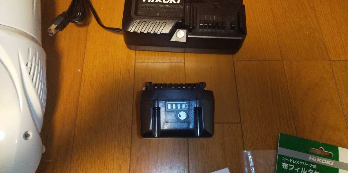 日立工機 Hikoki 充電式クリーナー R18DSAL サイクロンユニット 他新品