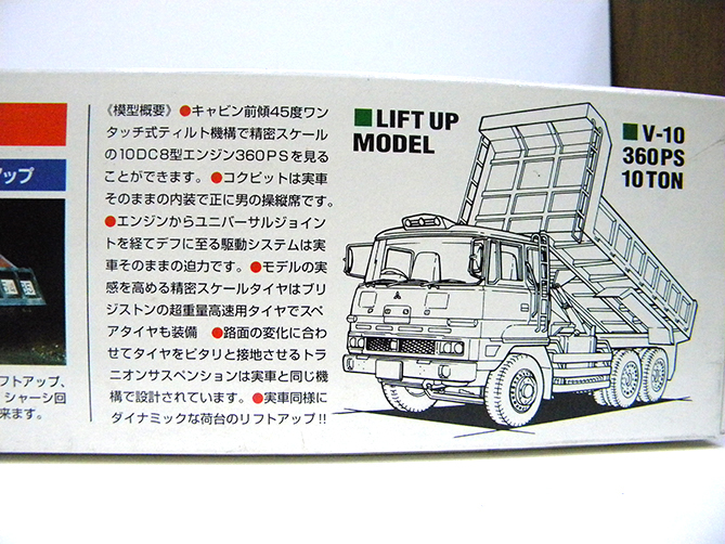 希少！ ミツワ 1/24 三菱ふそうダンプトラック プラモデルキット
