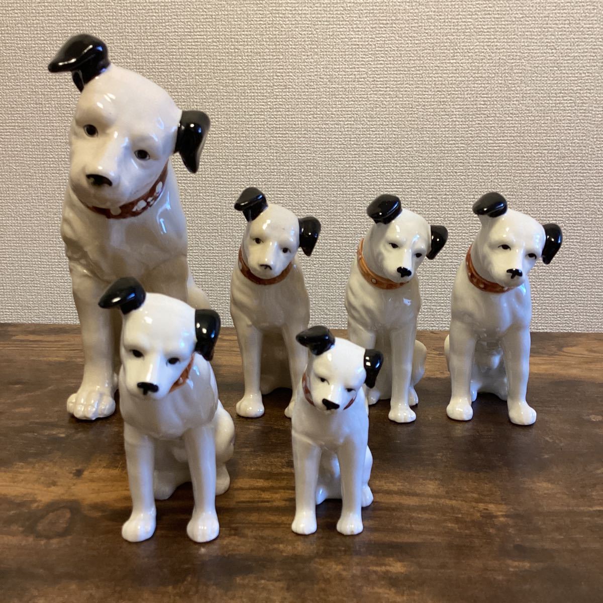 美術品・アンティーク・コレクション 日本ビクター Victor ニッパー 犬