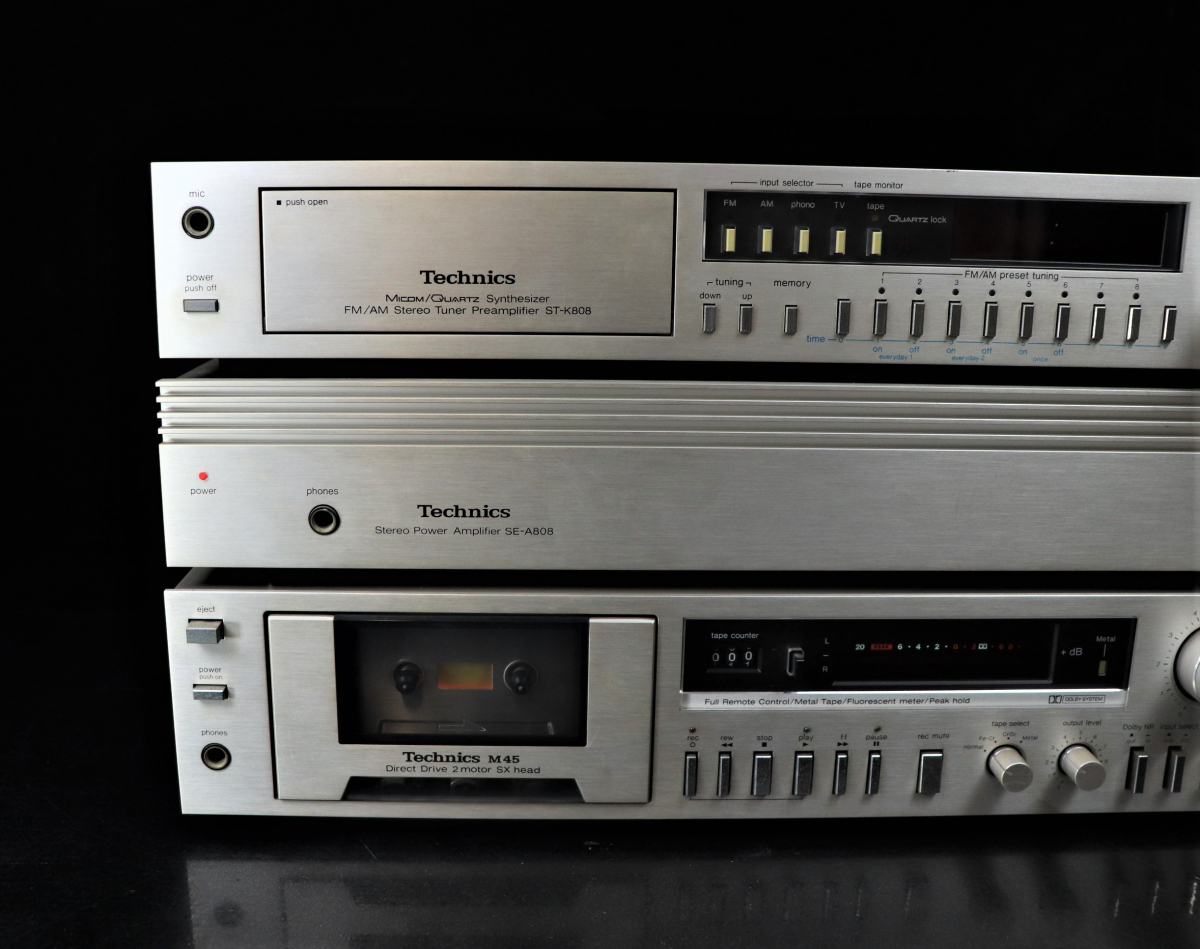 Technics ST-K808/SE-A808/RS-M45 テクニクス FM/AMチューナー 