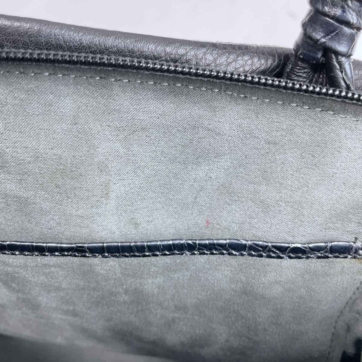 美品◇GRES PARIS グレパリス◇クロコダイル型押し オールレザー 