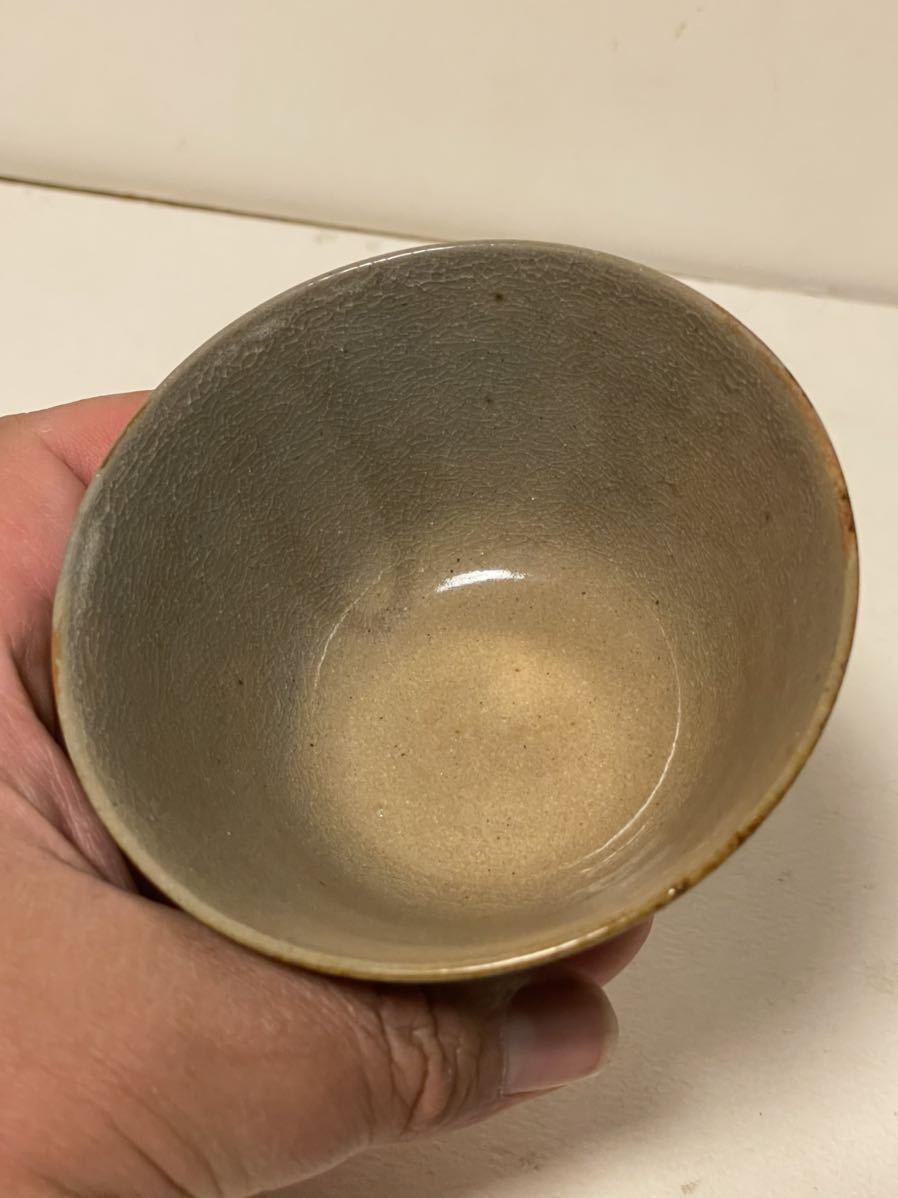 古瀬戸 灰釉 小壷 茶入 鎌倉時代 刻文 印花文 古常滑 美濃 古美術 骨董