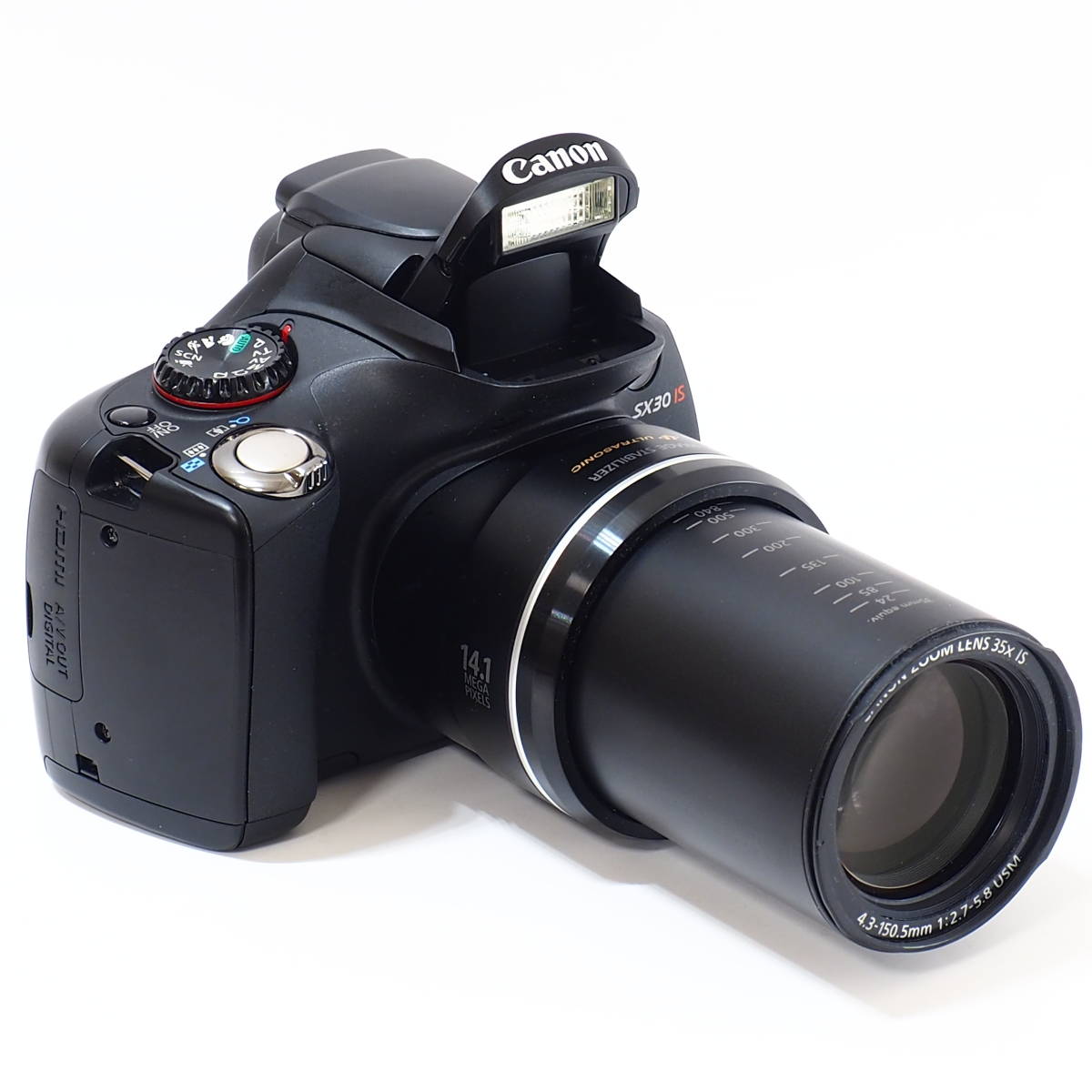 Canon SX30 IS Camera Digital PowerShot - Powershot + 14.1MP 4.3-150.5mm 1:2.7-5.8 35x with | Mercari