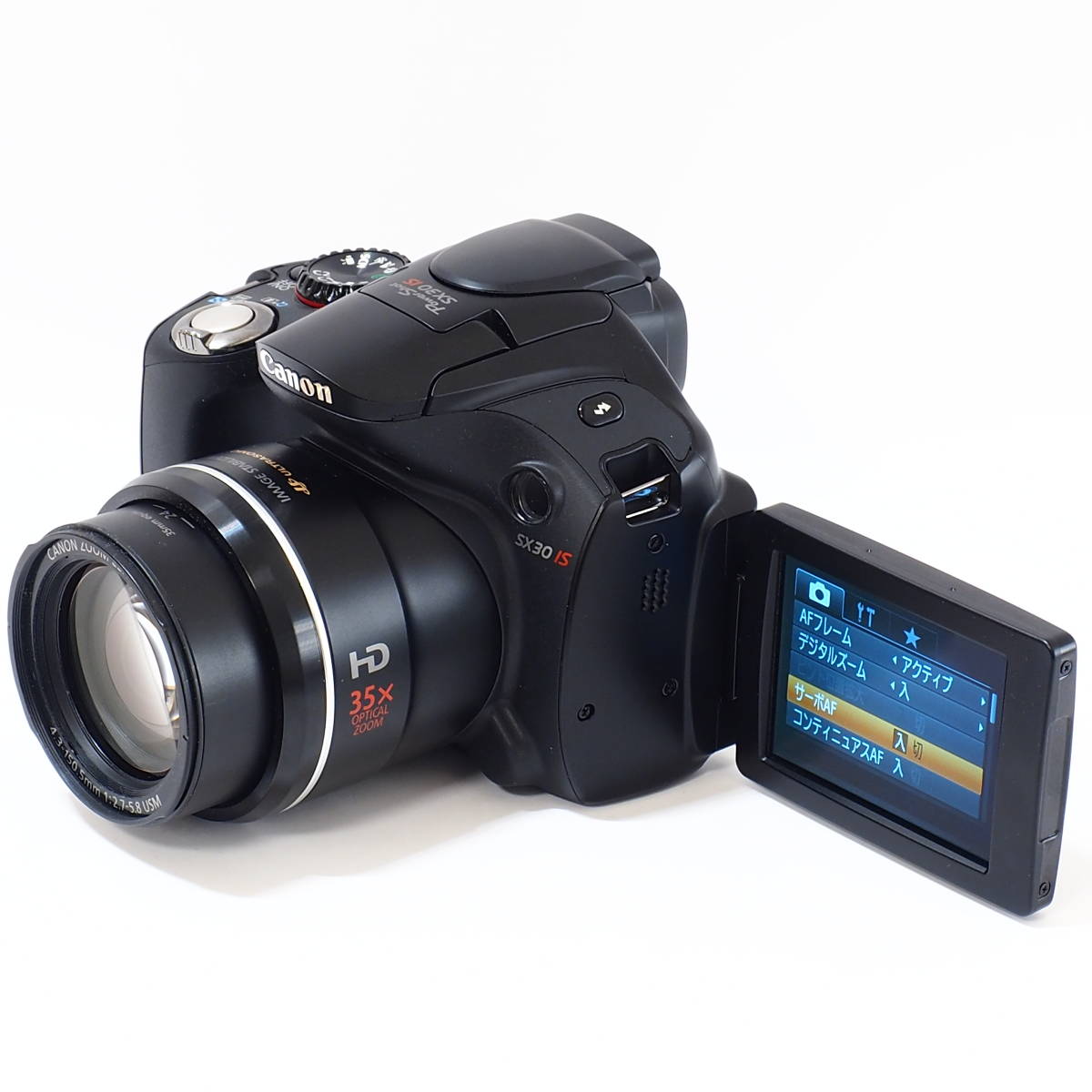 Canon SX30 IS Camera Digital PowerShot - Powershot + 14.1MP 4.3-150.5mm 1:2.7-5.8 35x with | Mercari
