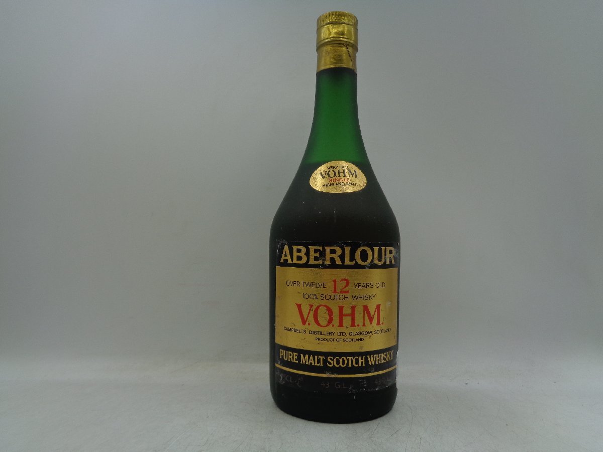 VOHM ABERLOUR 古酒 0 未開栓 アベラワー12年 アベラワー M PURE MALT