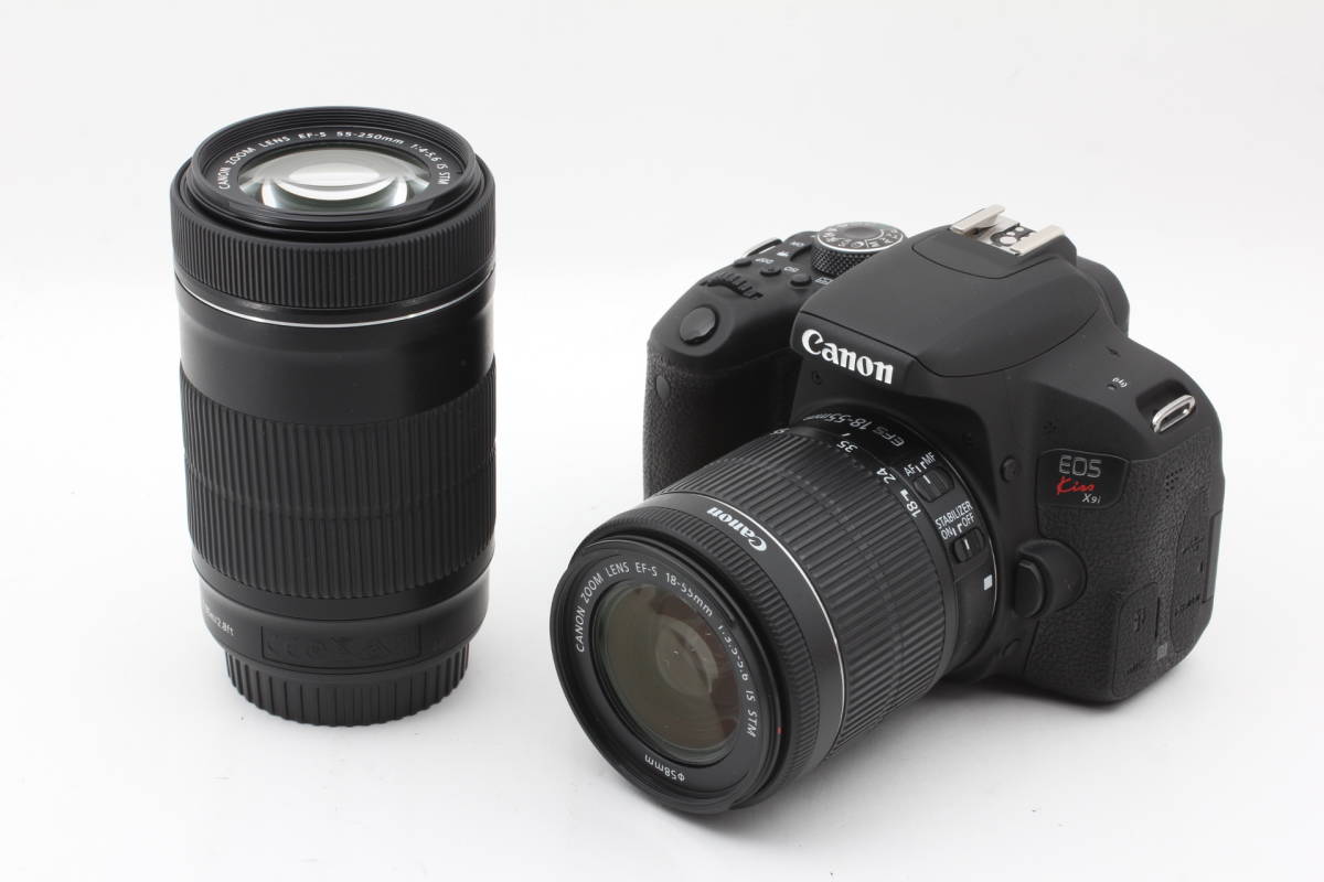1139【Sランク】Canon EOS Kiss X9i デジタル一眼レフカメラ ダブル 