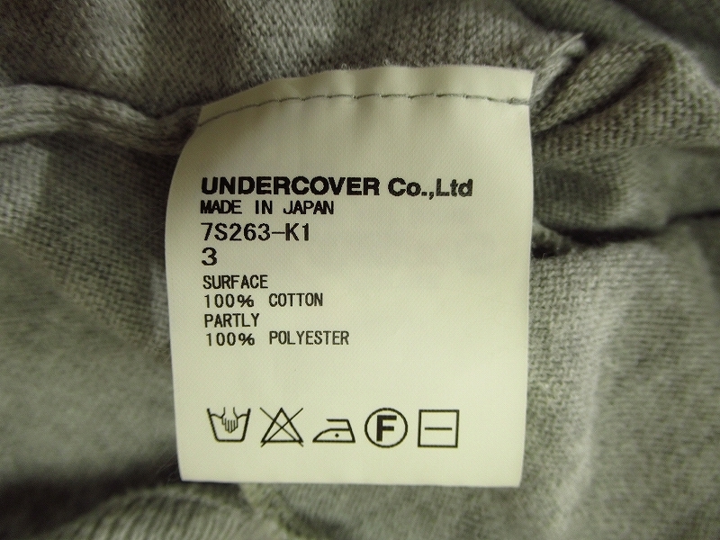 □ UNDERCOVER アンダーカバー 07ss purple期 パープル期 薔薇 バラ