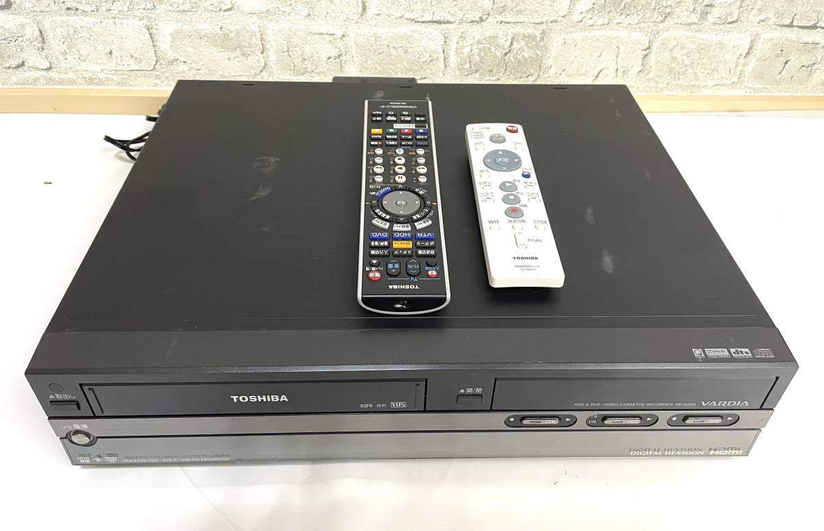 東芝 VARDIA RD-W300 VHS一体型HDD/DVDレコーダー Amazon | TOSHIBA