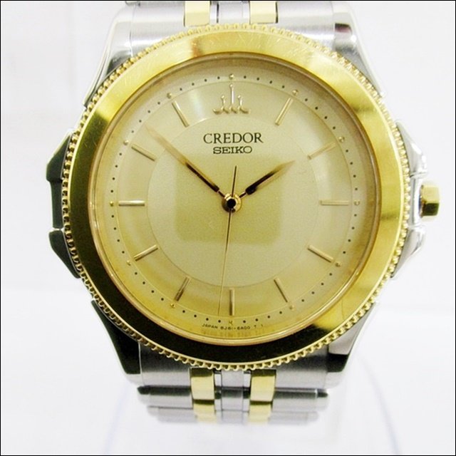 16 38-488399-10 [Y] SEIKO セイコー CREDOR クレドール 8J81-6A20