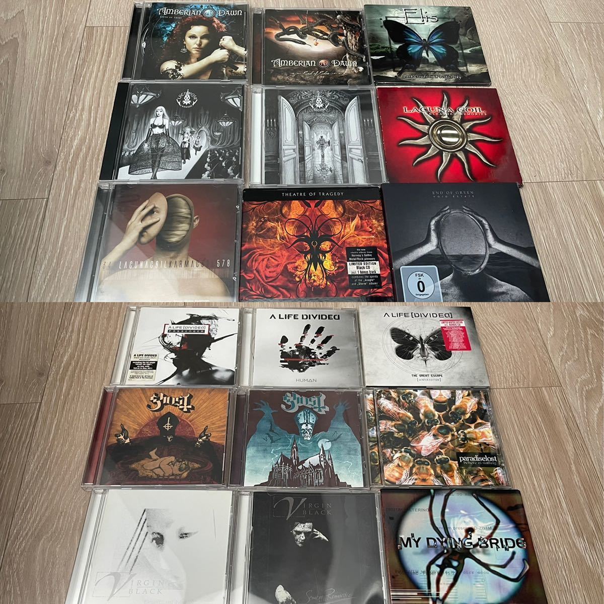 セール，得価 ゴシックメタル フィーメールゴシックドゥームメタル系CD18枚セット AMBERIAN DAWN GHOST LACUNA COIL LACRIMOSA VIRGIN BLACK(一般)｜売買されたオークション情報、yahooの商品情報をアーカイブ公開 - オーク 一般