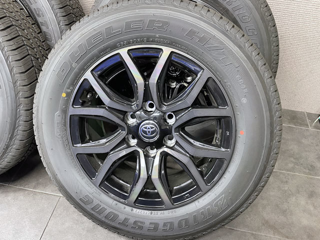 新車外し】ハイラックスGRスポーツ純正アルミ&タイヤ 265/60R18 4本