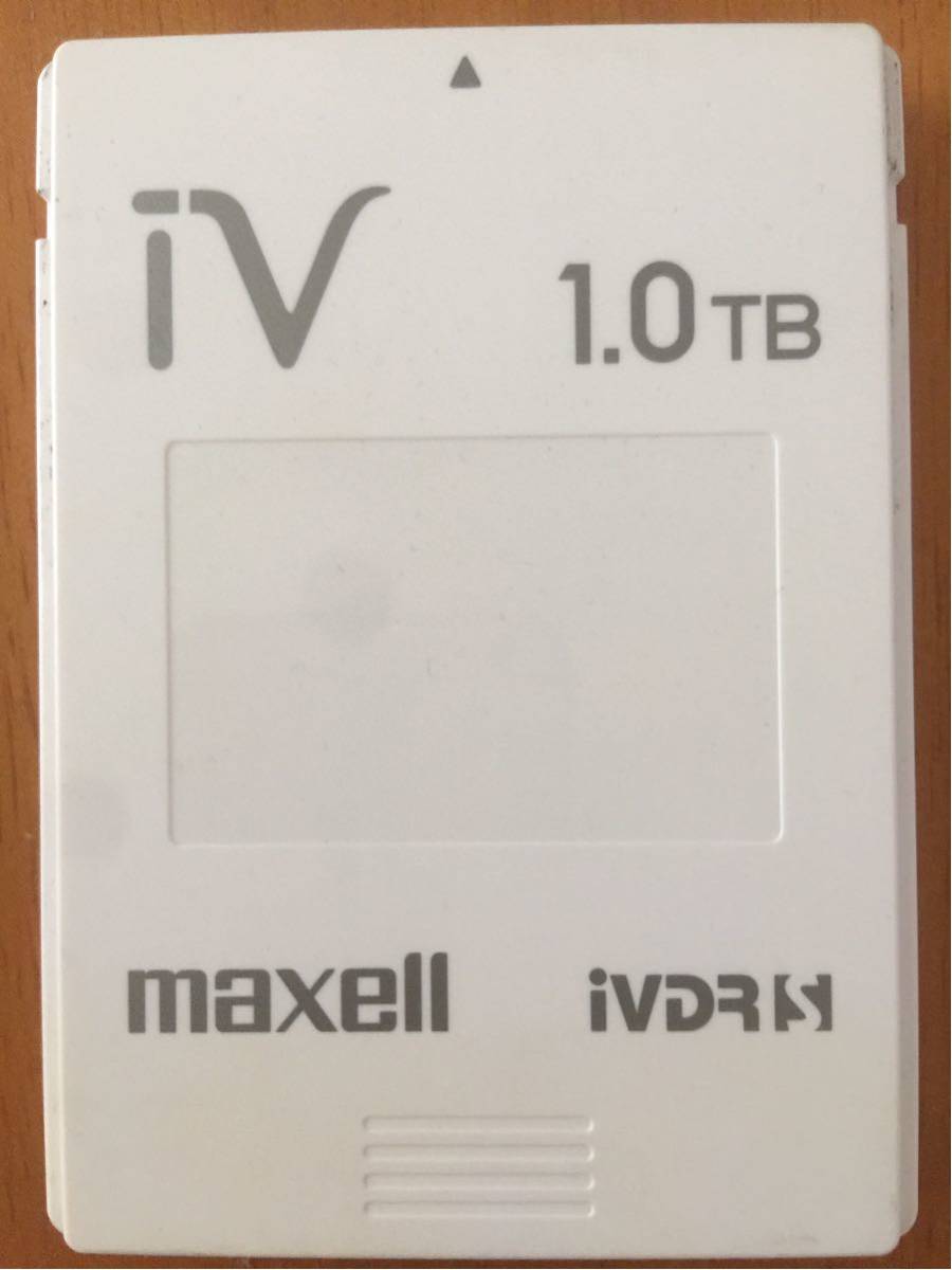 maxell マクセル iV 500GB iVDR-S カセットハードディスク 日立 WOOO