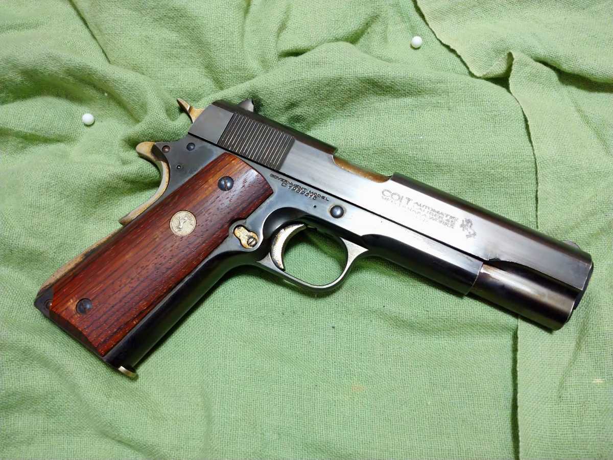 コルト ガバメント ウッド グリップ 木製 M1911A1 WA 東京マルイ m1911
