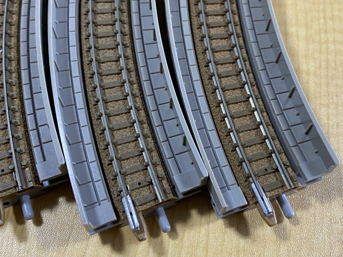TOMIX 1153 高架橋付レール C243-45 茶色レール 4本セット 汚有(線路