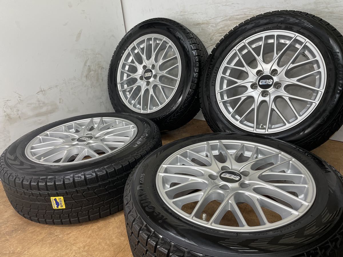 送料無料!美品!バリ溝!2020年製造!BBS GERMANY CS028 18インチ 7.5J+38 
