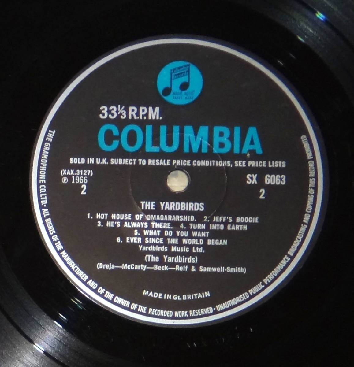 Columbia ⁄ UK | (LP) WAXPEND Jeff RECORDS ⁄ TRUTH Beck 0 SX And