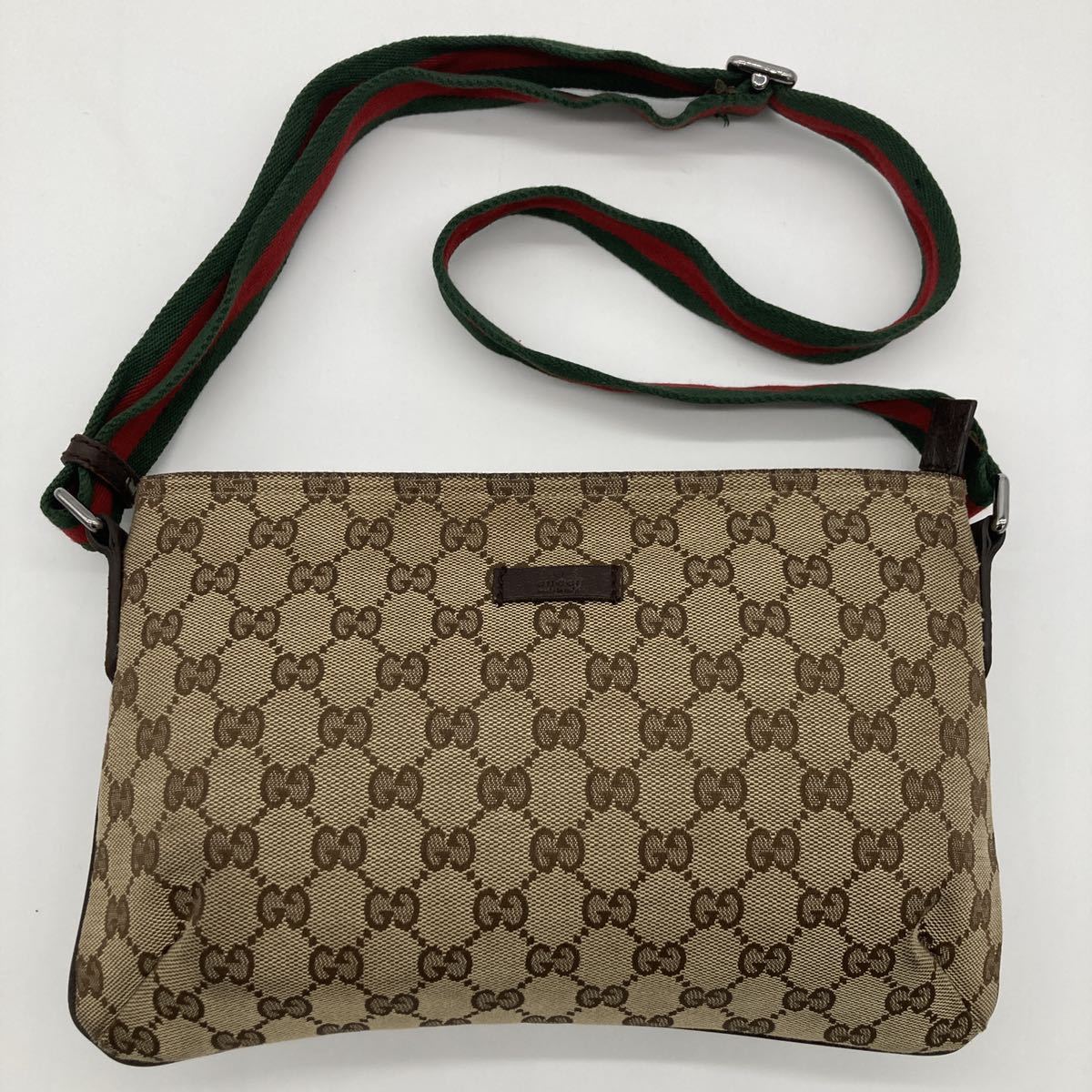 1円〜【希少 極美品】グッチ GUCCI 189749 ショルダーバッグ GG 