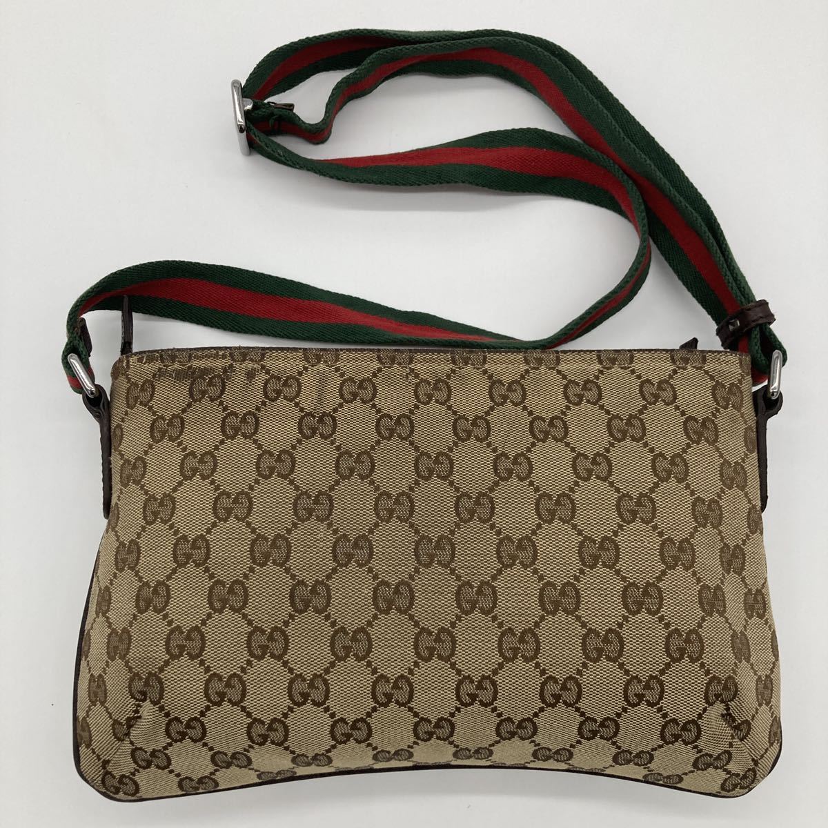 1円〜【希少 極美品】グッチ GUCCI 189749 ショルダーバッグ GG 