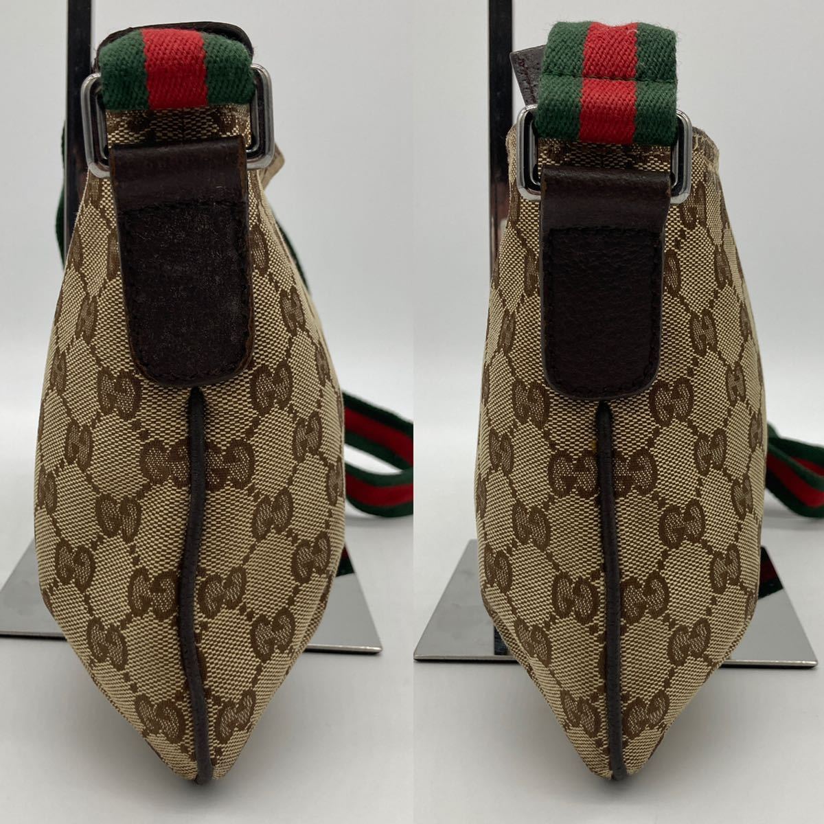 1円〜【希少 極美品】グッチ GUCCI 189749 ショルダーバッグ GG 