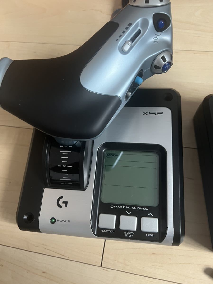 中古 ロジクール シミュレーションコントローラ X52 HOTAS ブラック G-X