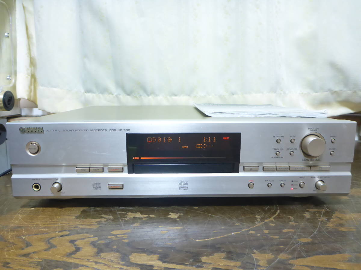 YAMAHA CDR-HD1500 HDレコーダー　ヤマハ