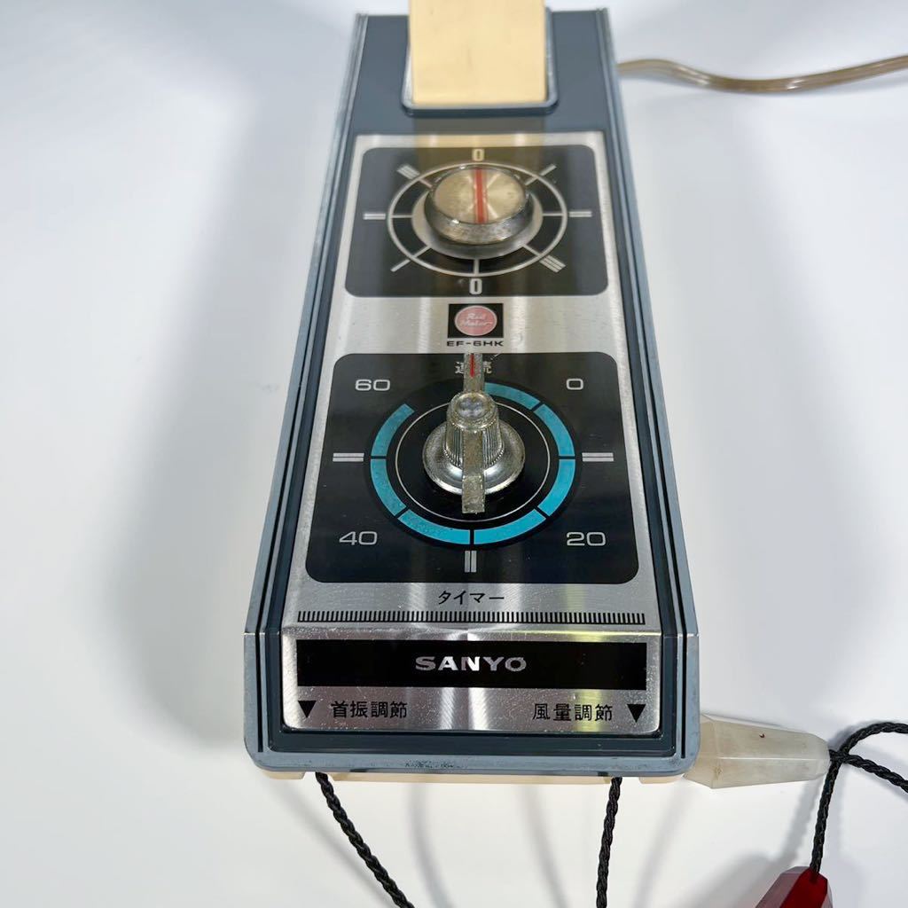 昭和レトロ　サンヨー壁掛け扇風機 【動作確認済】 SANYO サンヨー 三洋電機｜壁掛け扇風機 30㎝ サンヨー扇風機 【EF-6HK