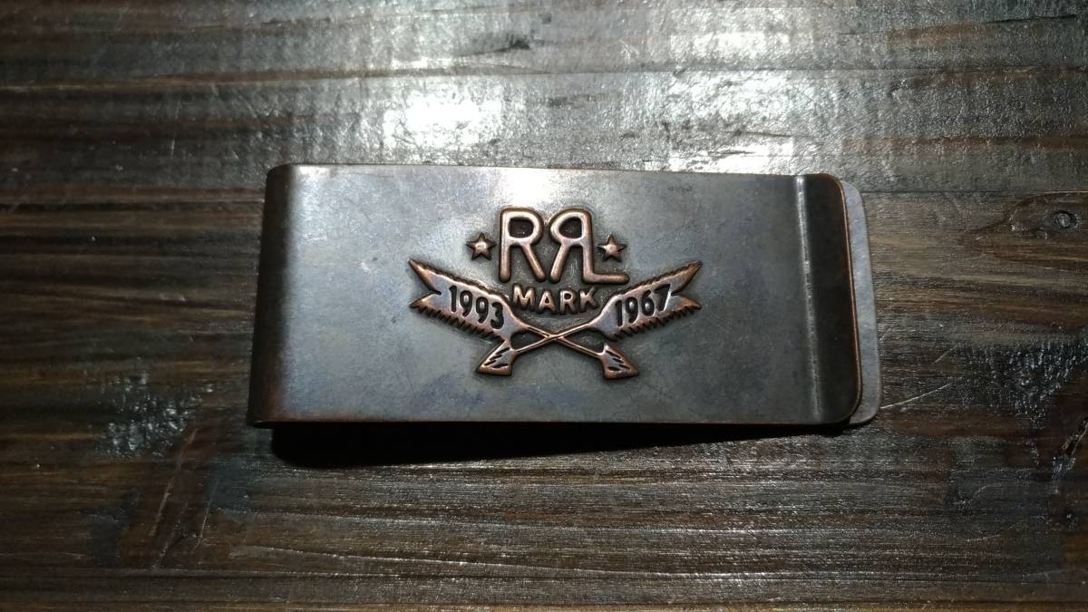 1円スタート DOUBLE RL 【未使用美品】 RRL マネークリップ ビンテージ 