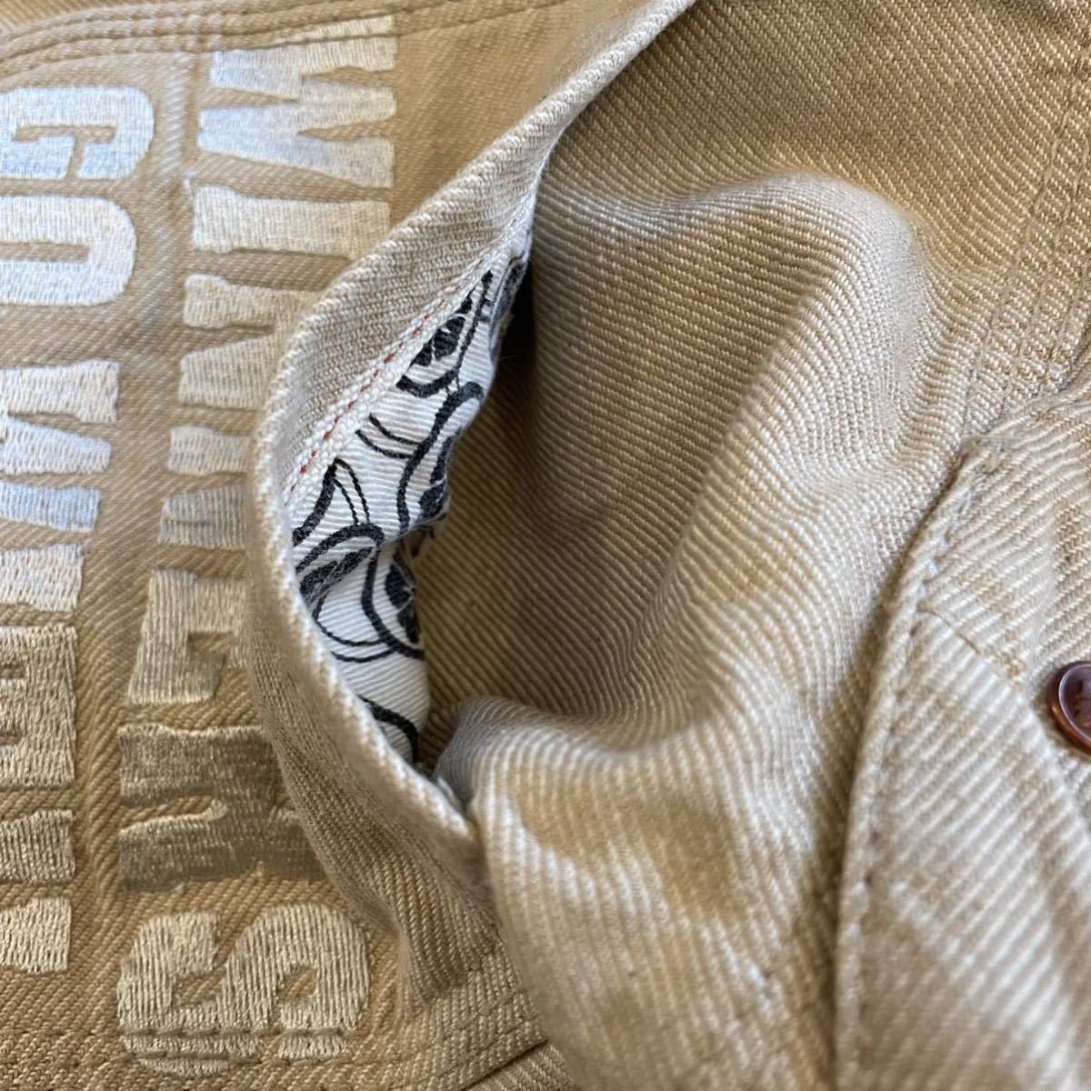 YAMANE ヤマネ EVISU エヴィス エビス Lot 1959 DCA Beige デニム