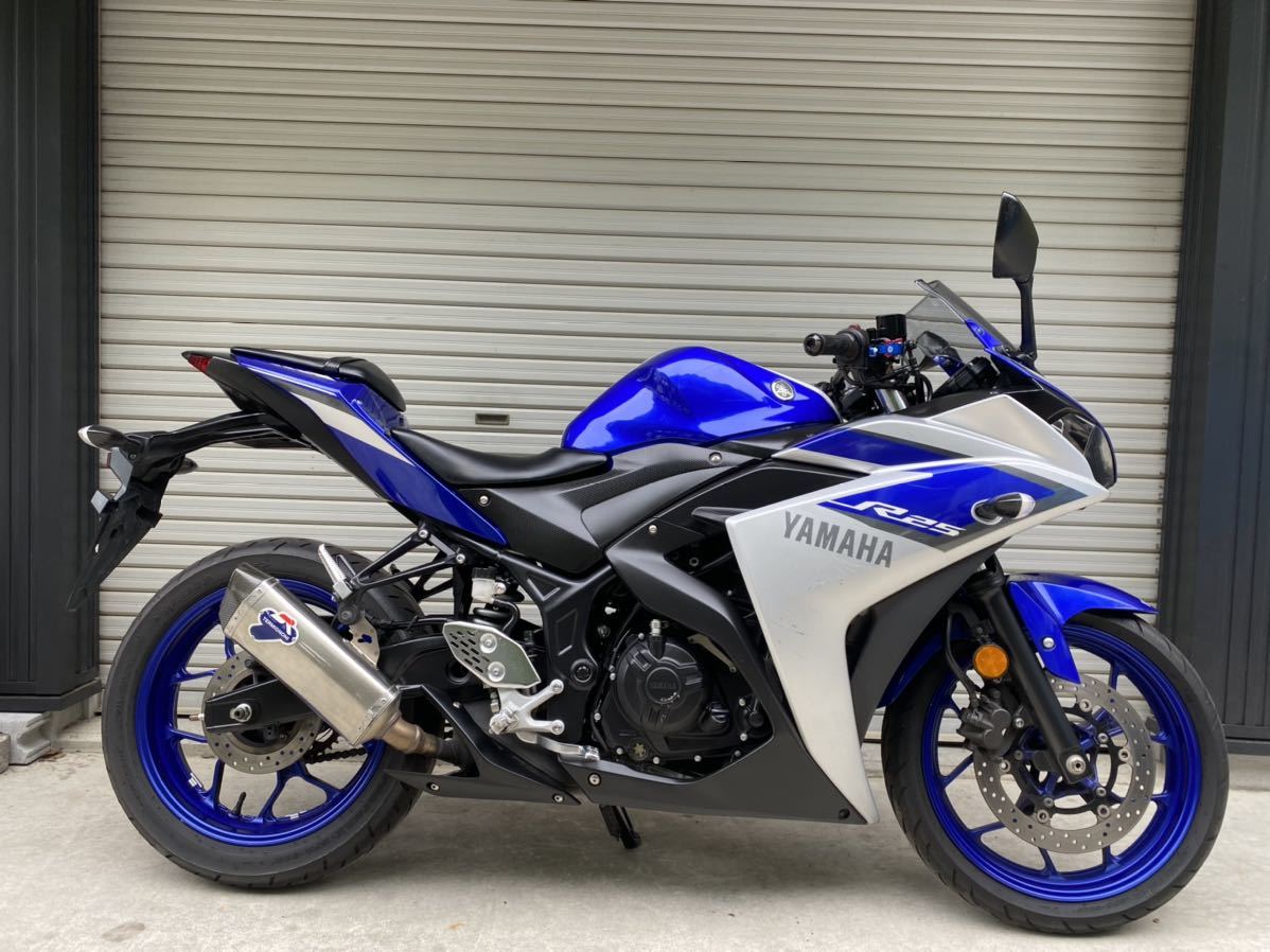 YAMAHA ヤマハ YZF-R25 距離少ない タイヤ新品 会い