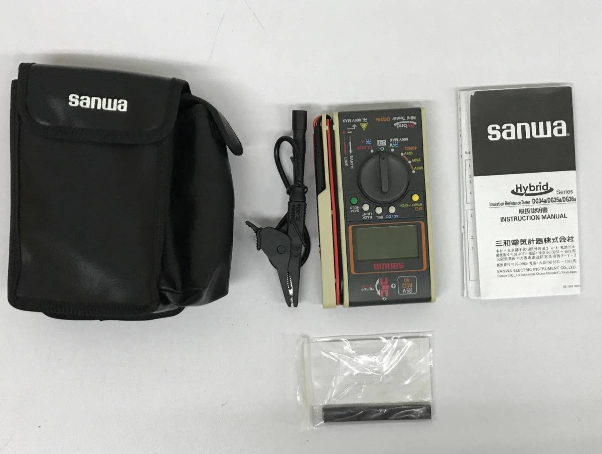  sanwa サンワ ハイブリットミニテスター DG34 A／C(その他)｜売買されたオークション情報、yahooの商品情報をアーカイブ公開 - オークファン その他