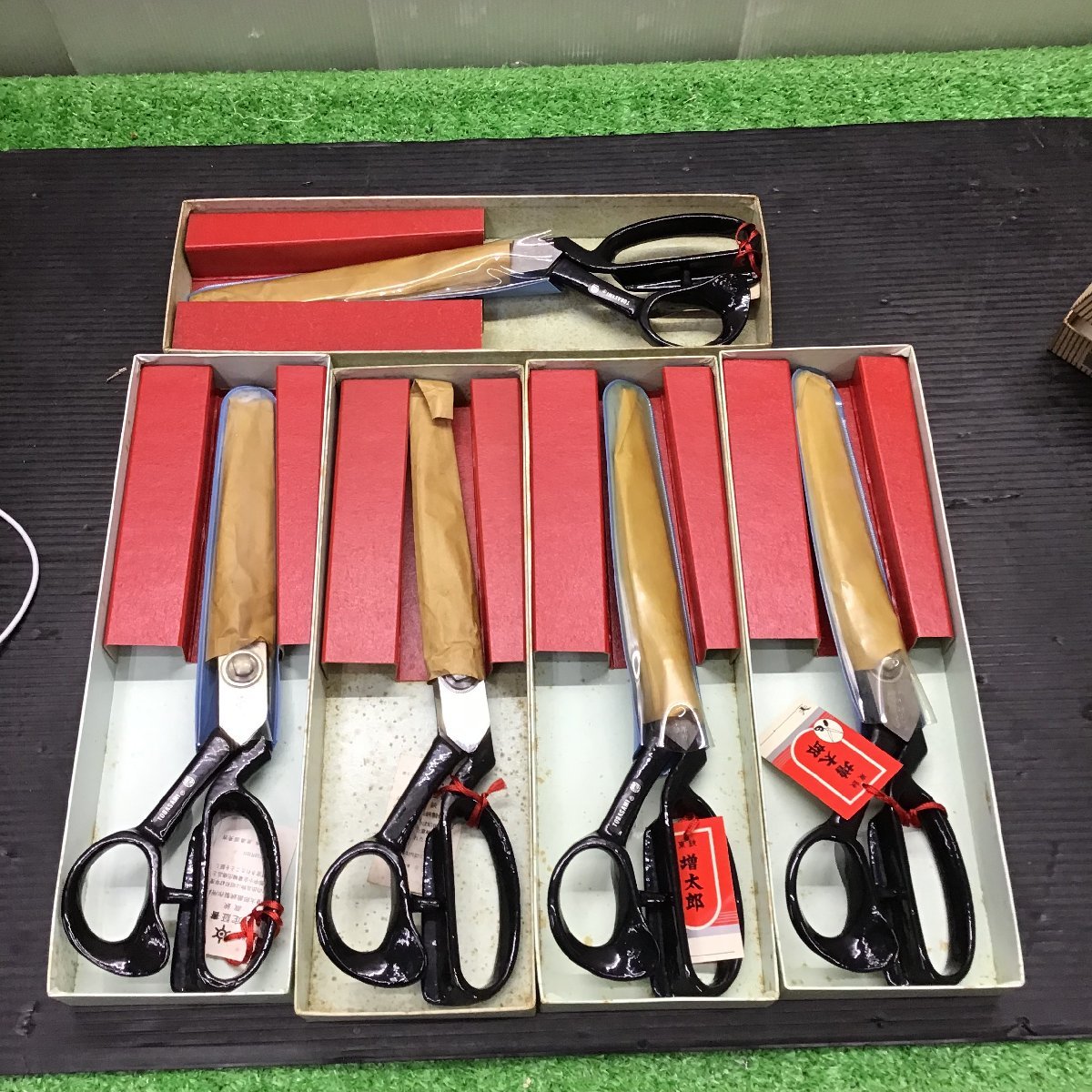 未使用長期保管品】東鋏 増太郎 5本セット！ TOBASAMI 全長30cm 300mm 裁ち