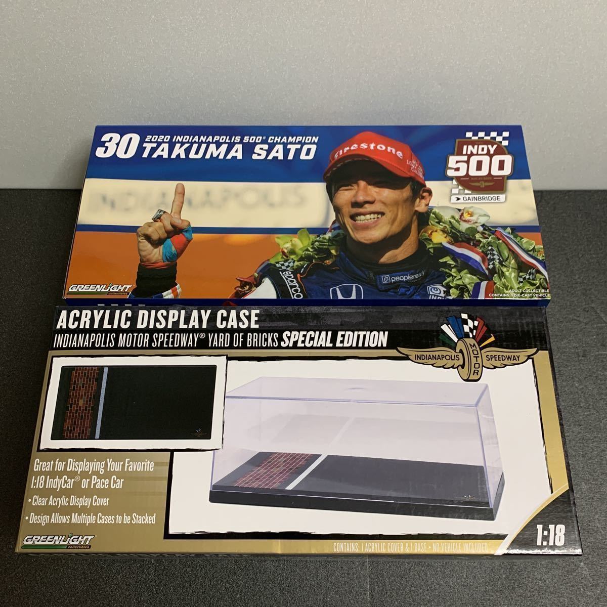 グリーンライト 1/18 2020 佐藤琢磨 indy500優勝記念モデル 限定