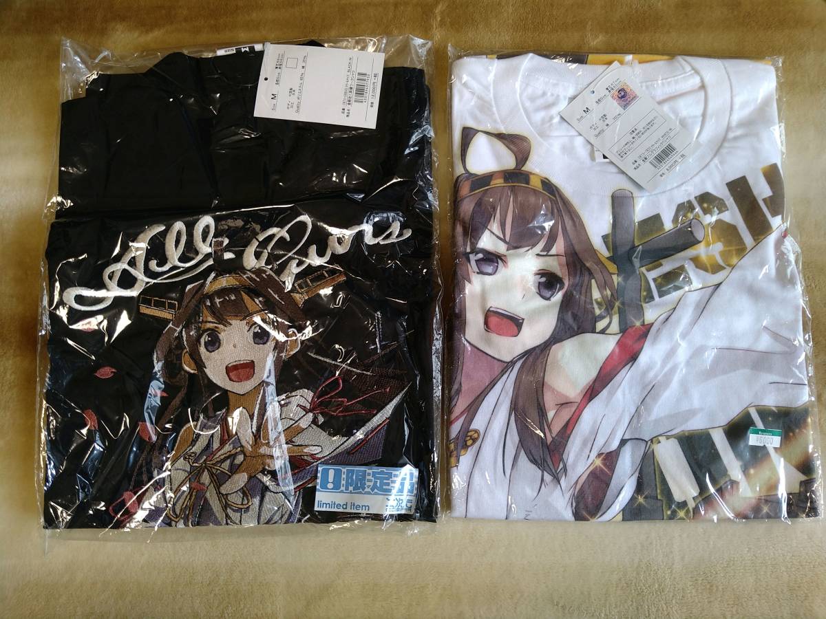 二次元コスパ 艦これ 金剛改二刺繍ワークシャツ 金剛フルグラフィックT
