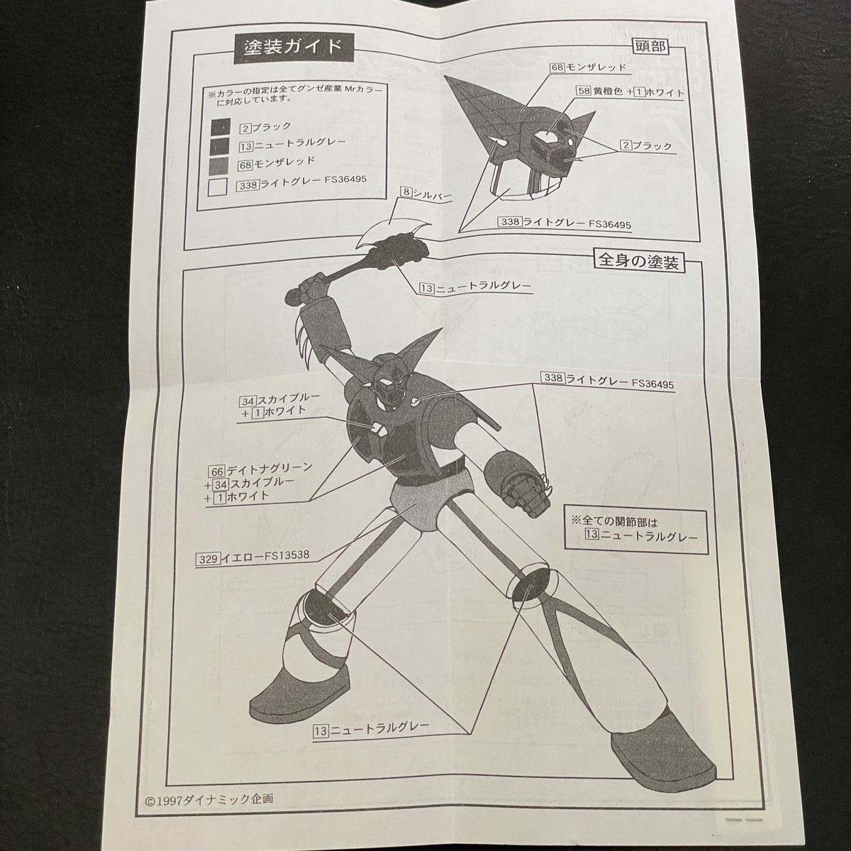 ガレージキット ゲッター1 モデルガレージ ロム 原型:速水仁司