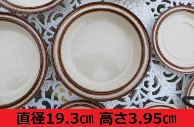 HOYA ストーンウェア ホヤ STONEWARE | 送料込み fismic カップ＆ソーサー stoneware 未使用 大皿 昭和レトロ カレー皿 ボルトナットマーケット No.7466「ストーンウェアプレート：HOYA」SOLD メルカリ