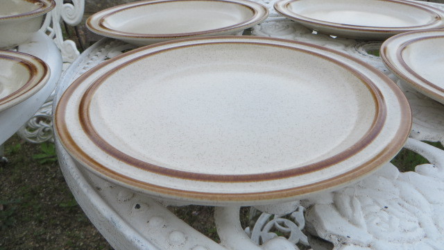 HOYA ストーンウェア ホヤ STONEWARE | 送料込み fismic カップ＆ソーサー stoneware 未使用 大皿 昭和レトロ カレー皿 ボルトナットマーケット No.7466「ストーンウェアプレート：HOYA」SOLD メルカリ